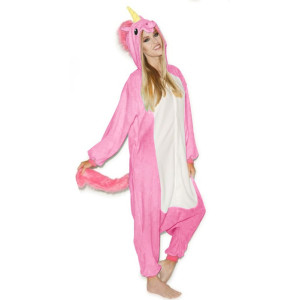 Onesie Kigurumi Roosa Ükssarvik